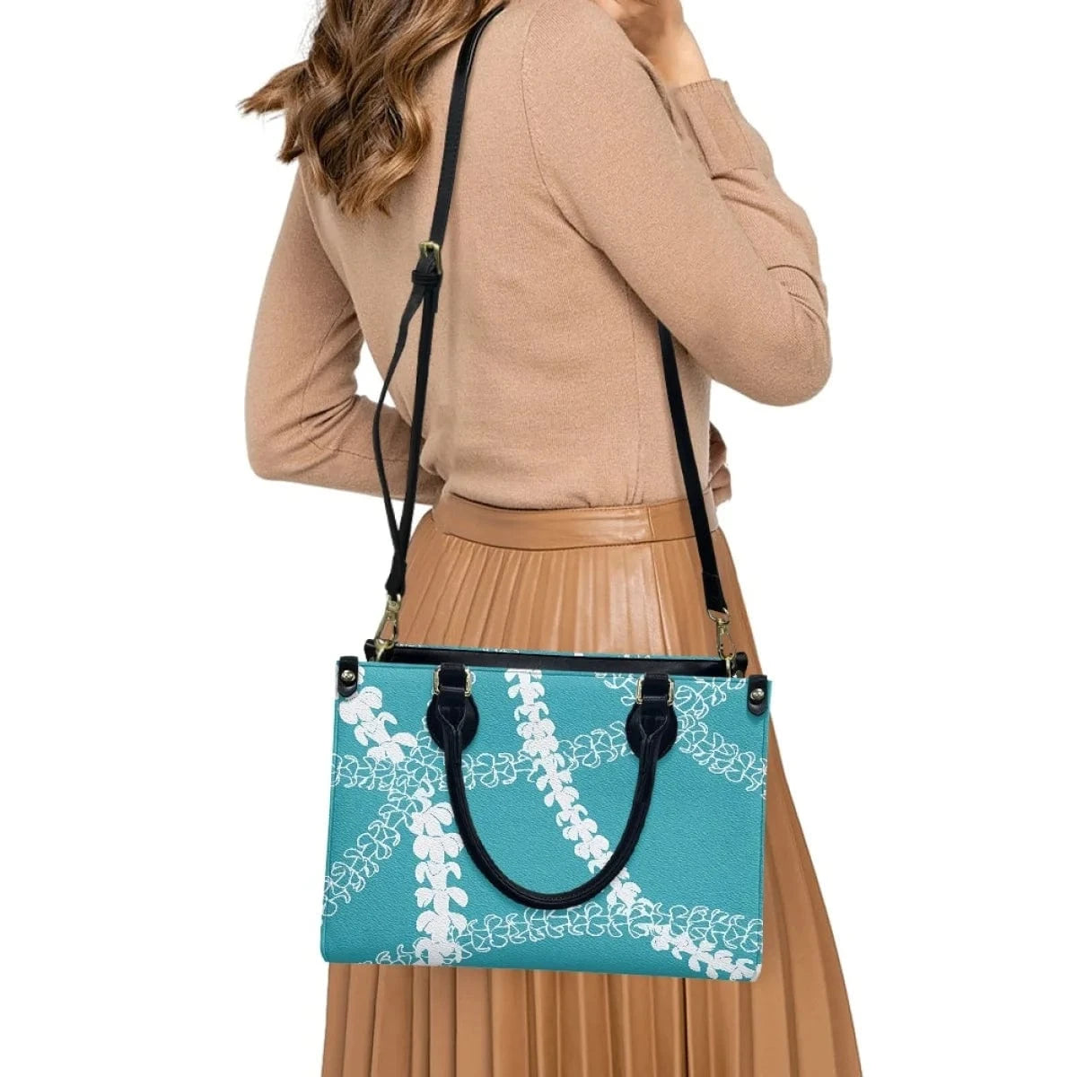 2024 New Arrived Hawaiian Polynesian Samoan Tribal Design Custom Premium Fashion Unique Miss Handbag with Custom Printed Logo