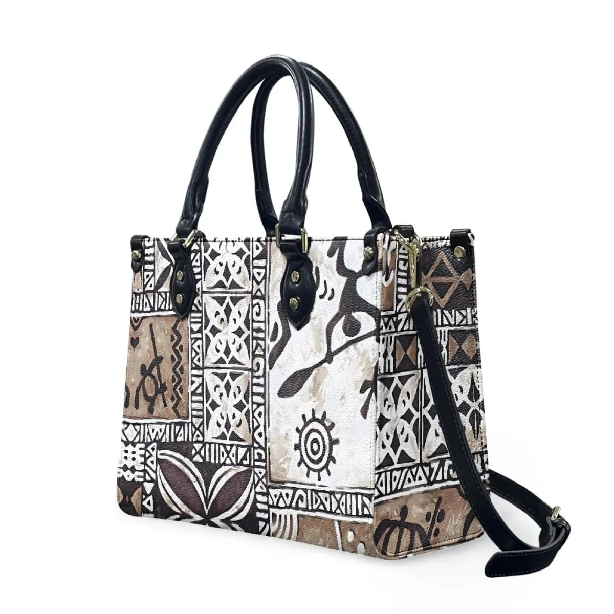 2024 New Arrived Hawaiian Polynesian Samoan Tribal Design Custom Premium Fashion Unique Miss Handbag with Custom Printed Logo