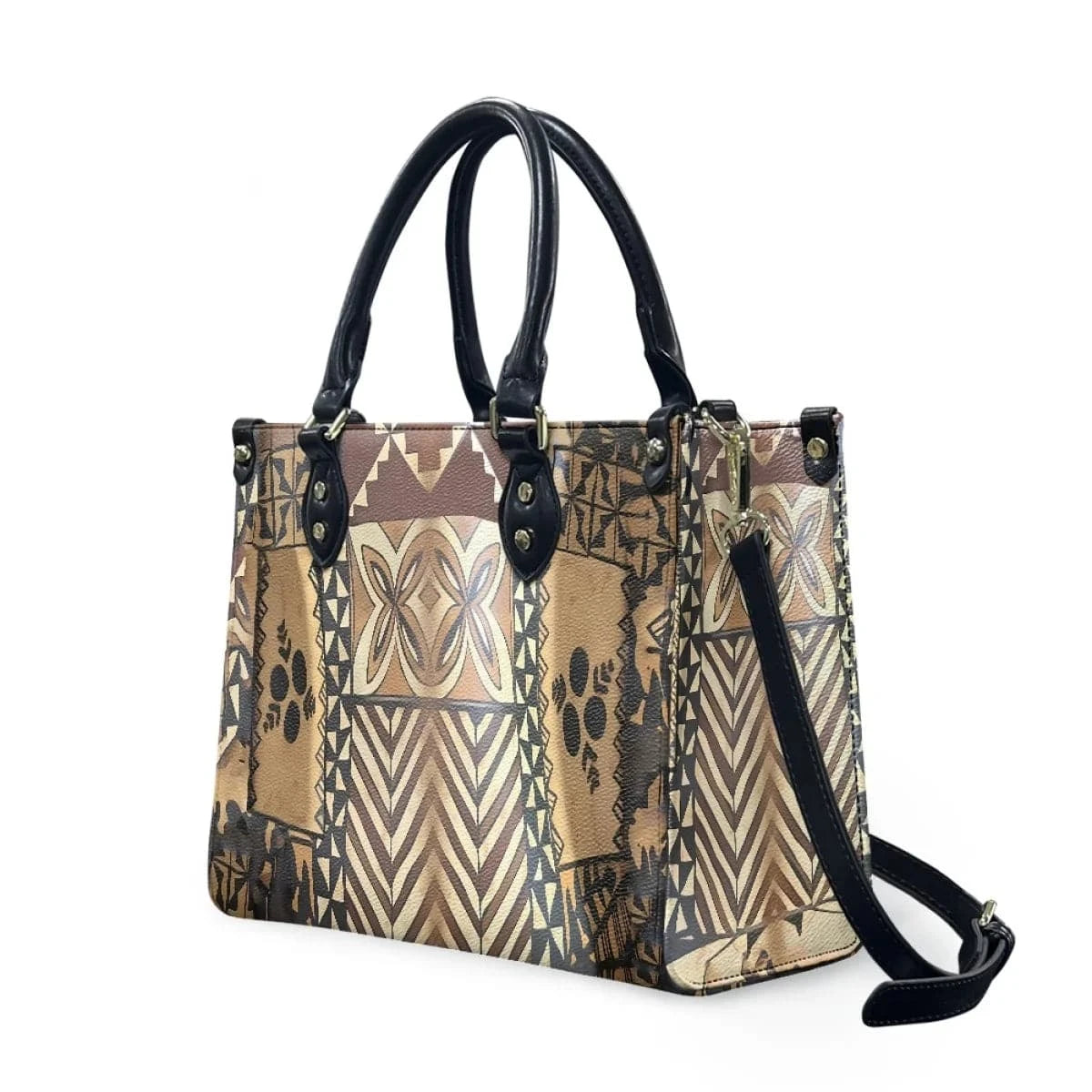 2024 New Arrived Hawaiian Polynesian Samoan Tribal Design Custom Premium Fashion Unique Miss Handbag with Custom Printed Logo