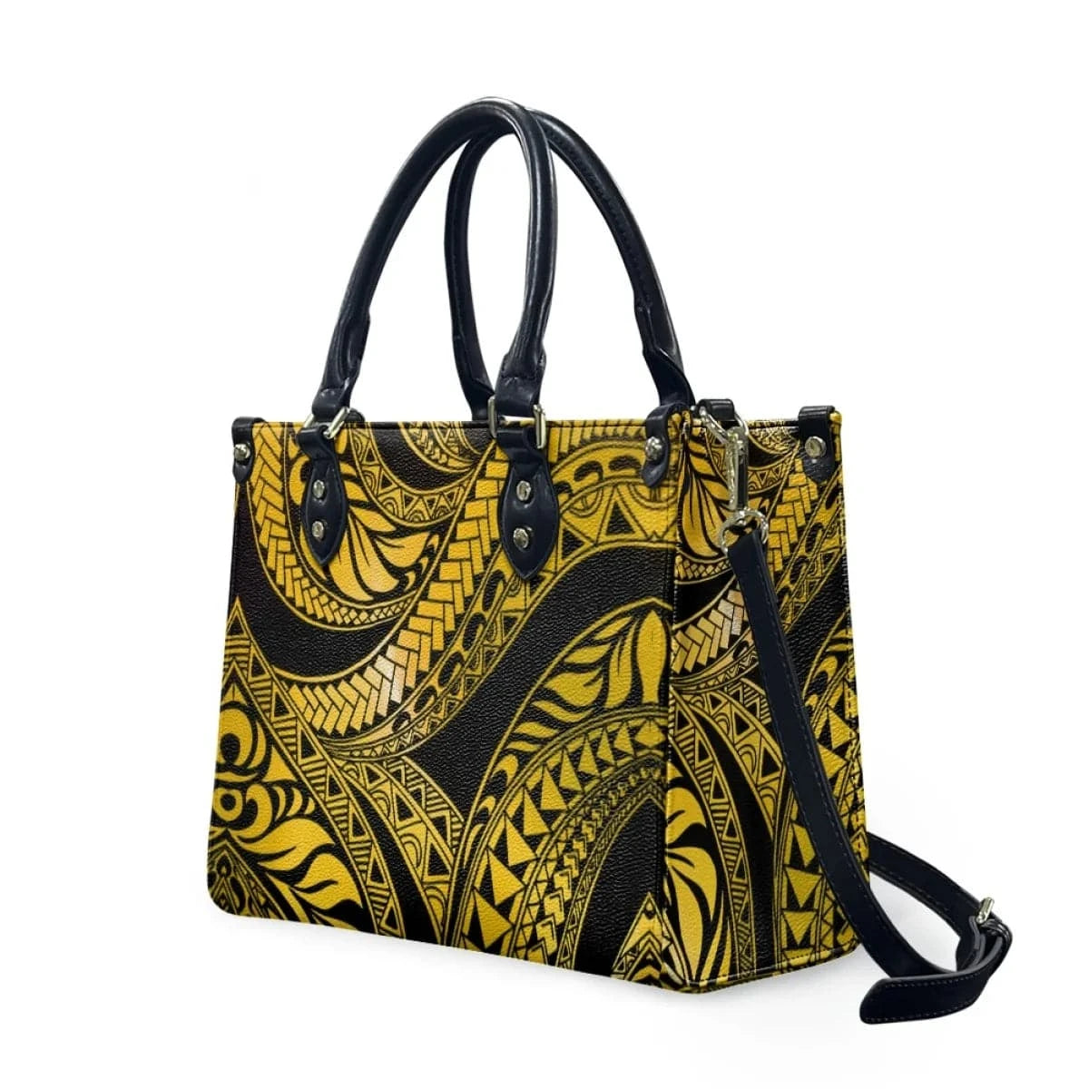 2024 New Arrived Hawaiian Polynesian Samoan Tribal Design Custom Premium Fashion Unique Miss Handbag with Custom Printed Logo