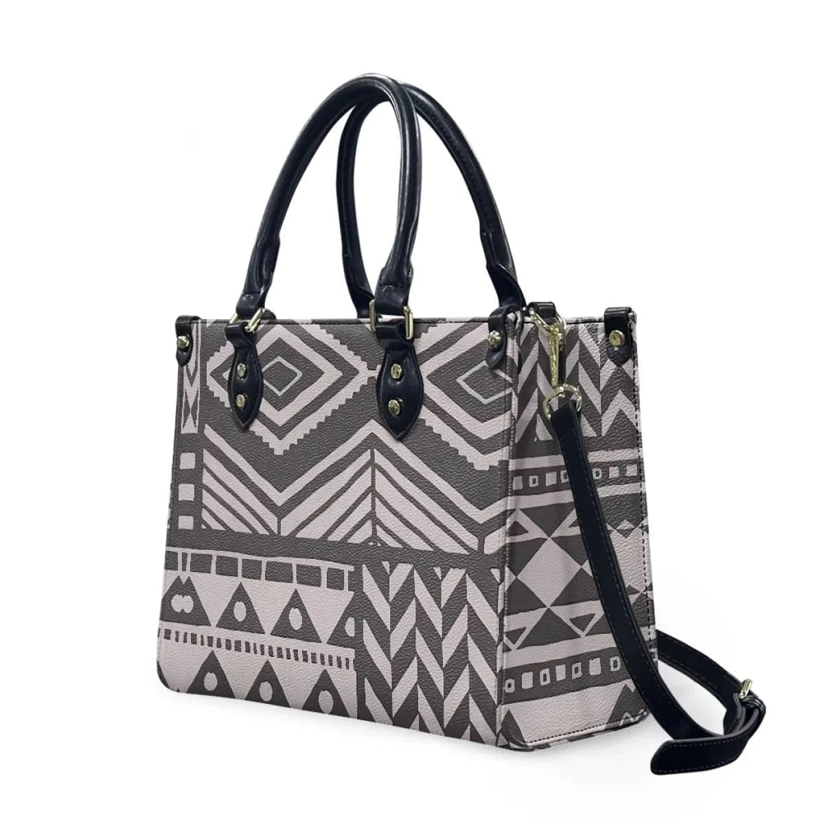 2024 New Arrived Hawaiian Polynesian Samoan Tribal Design Custom Premium Fashion Unique Miss Handbag with Custom Printed Logo