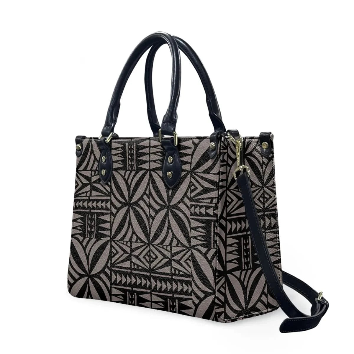 2024 New Arrived Hawaiian Polynesian Samoan Tribal Design Custom Premium Fashion Unique Miss Handbag with Custom Printed Logo