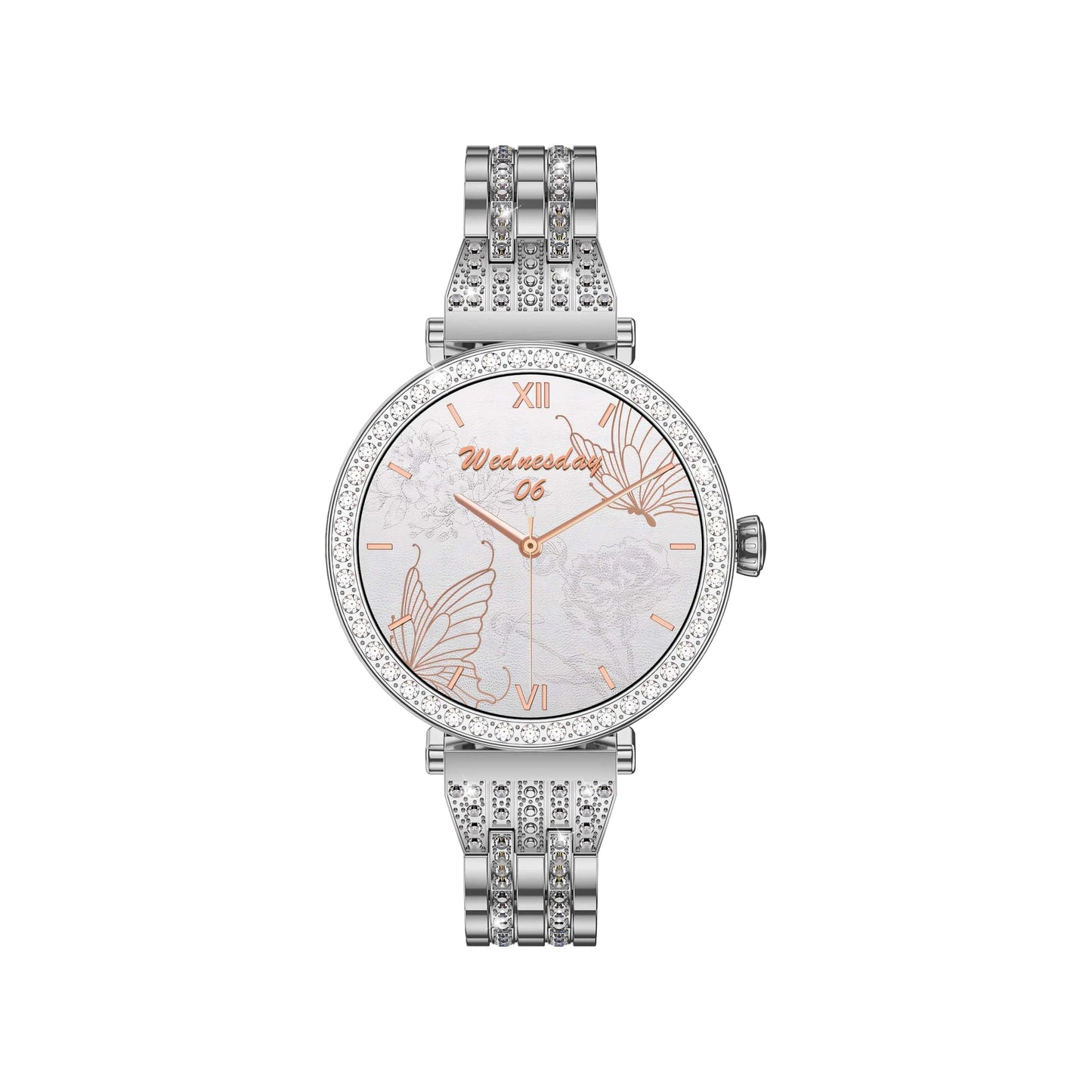 2024 New design LC602C Luxury Lady AMOLED screen Smart watch 2023 Fashion BT Call IP68 Diamond Steel smart watch for women