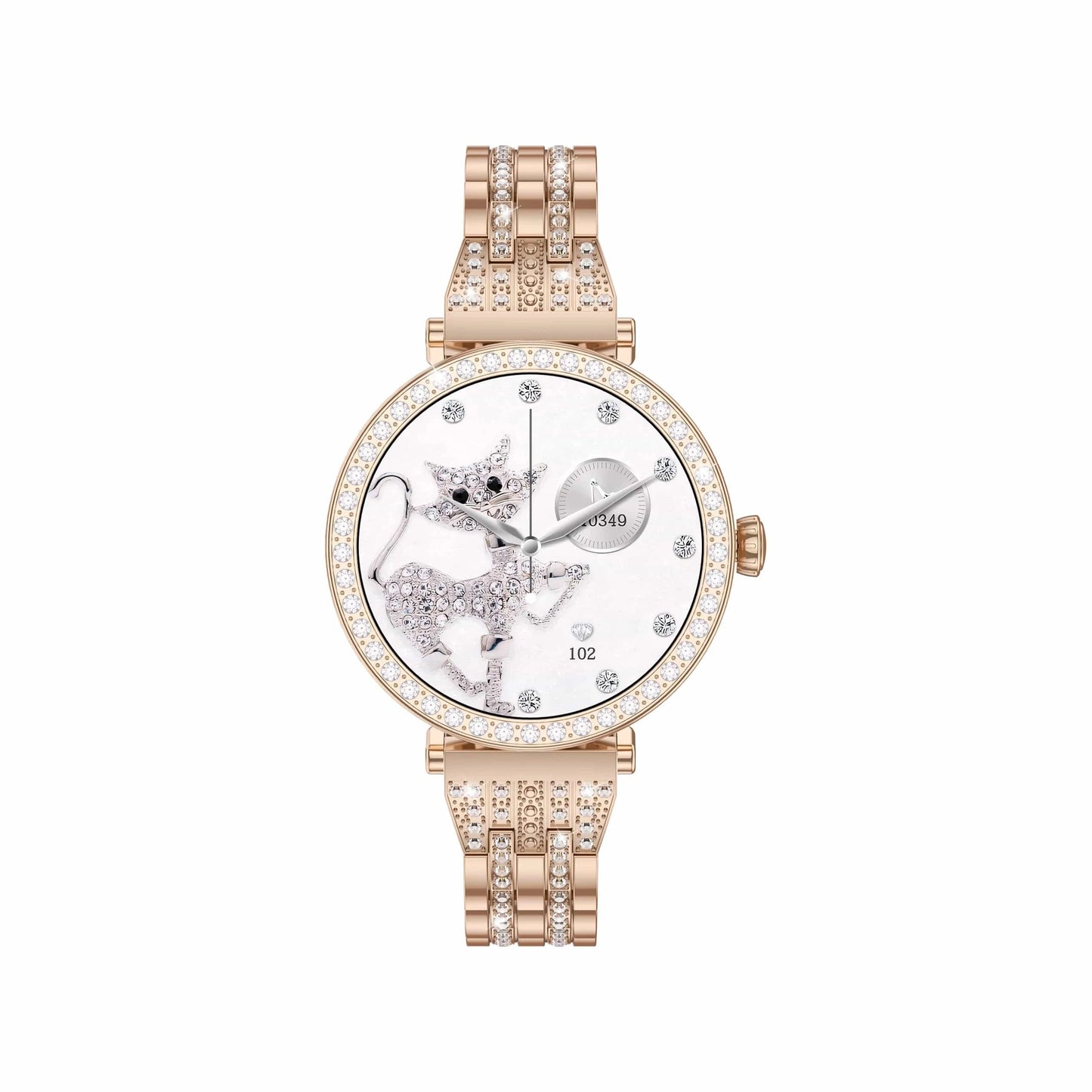 2024 New design LC602C Luxury Lady AMOLED screen Smart watch 2023 Fashion BT Call IP68 Diamond Steel smart watch for women