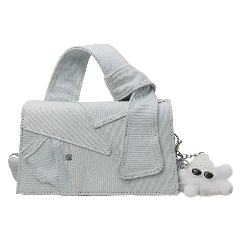 2024 New Designer Blue Jean Purses Shoulder Crossbody Patchwork Handbags Top Handle Denim Bags Wholesale