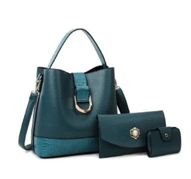 2024 New Fashion Four Piece Set Mother Bag Hand Held Water Bucket Bag Multi Piece Set Bag for Woman