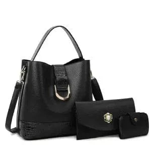 2024 New Fashion Four Piece Set Mother Bag Hand Held Water Bucket Bag Multi Piece Set Bag for Woman