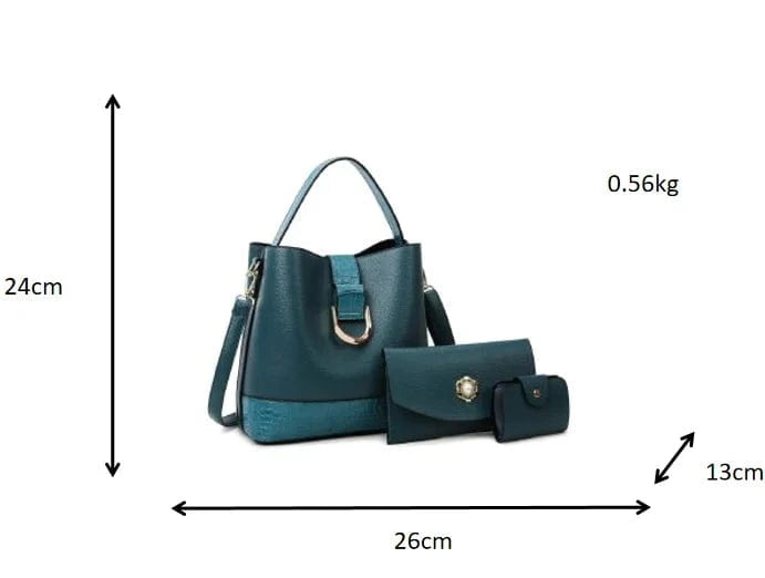2024 New Fashion Four Piece Set Mother Bag Hand Held Water Bucket Bag Multi Piece Set Bag for Woman