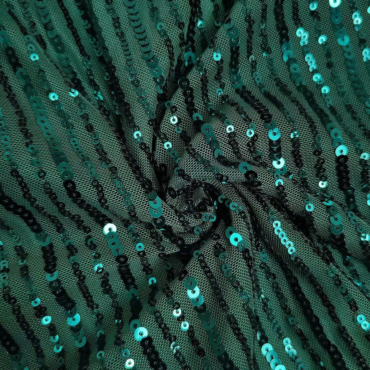 2024 New Fashion Women Sexy V-neck Puff Long Sleeve Sequined Slim Waist Long Dress Lady Evening Party Dress