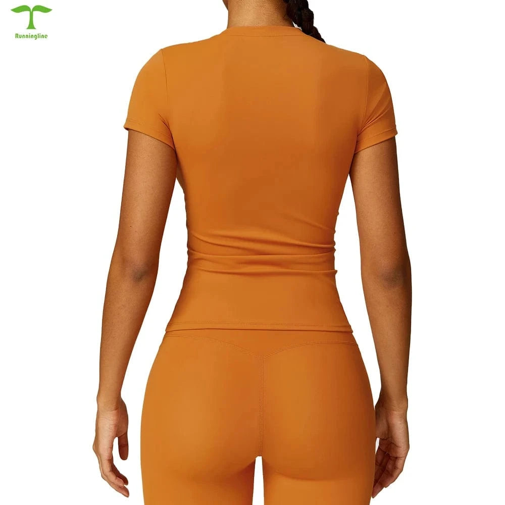 2024 New Fitness Sportswear Training Fall High quality Long Sleeve Sports Coat Long Sleeve Yoga Top With Zipper