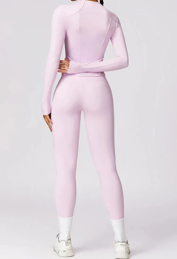 2024 New Fitness Sportswear Training Fall High quality Long Sleeve Sports Coat Long Sleeve Yoga Top With Zipper