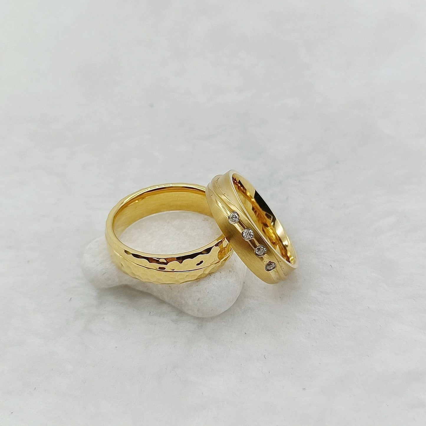 2024 New High Quality Finger Ring Jewelry Designer Gold Plated 5A Cz Diamond Wedding Rings Bridal Couples Woman