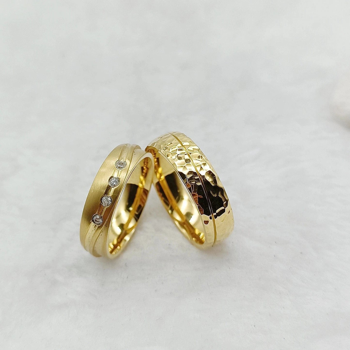 2024 New High Quality Finger Ring Jewelry Designer Gold Plated 5A Cz Diamond Wedding Rings Bridal Couples Woman