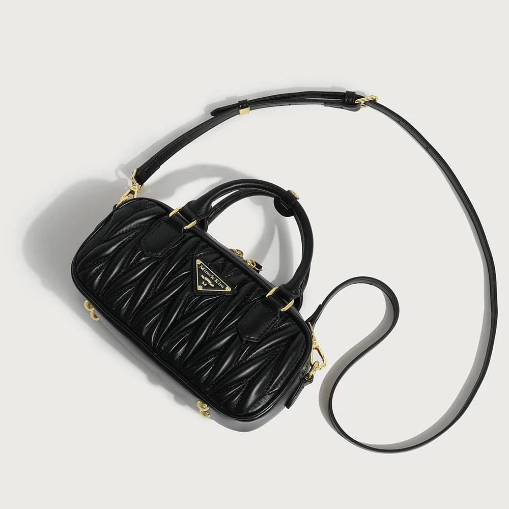 2024 NEW Luxury designer brand vintage Women ladies fold boston hobo crossbody messenger shoulder handbag Underarm leather bags