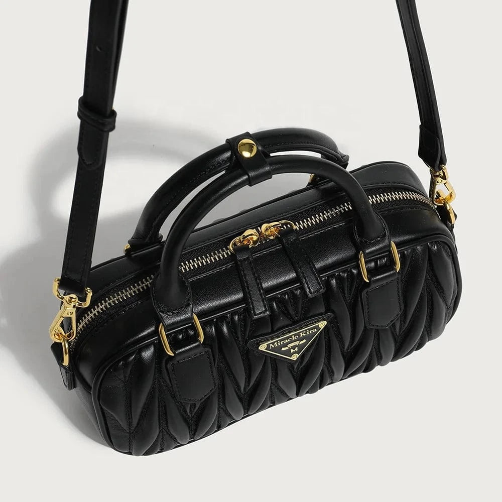 2024 NEW Luxury designer brand vintage Women ladies fold boston hobo crossbody messenger shoulder handbag Underarm leather bags