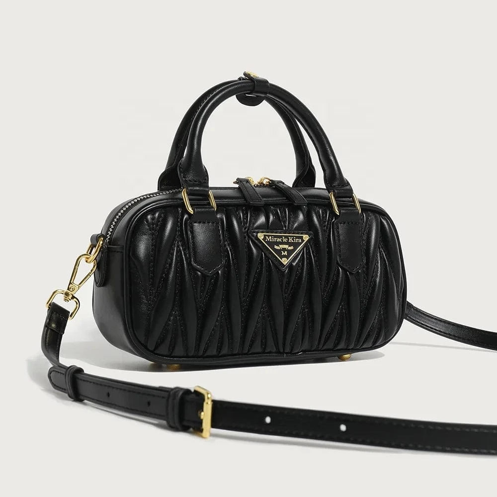 2024 NEW Luxury designer brand vintage Women ladies fold boston hobo crossbody messenger shoulder handbag Underarm leather bags