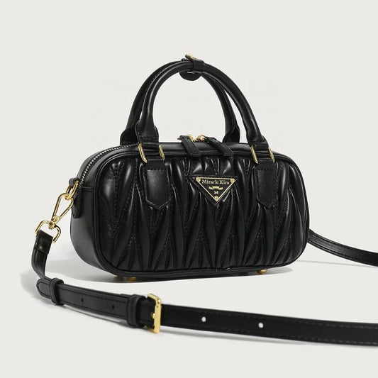 2024 NEW Luxury designer brand vintage Women ladies fold boston hobo crossbody messenger shoulder handbag Underarm leather bags