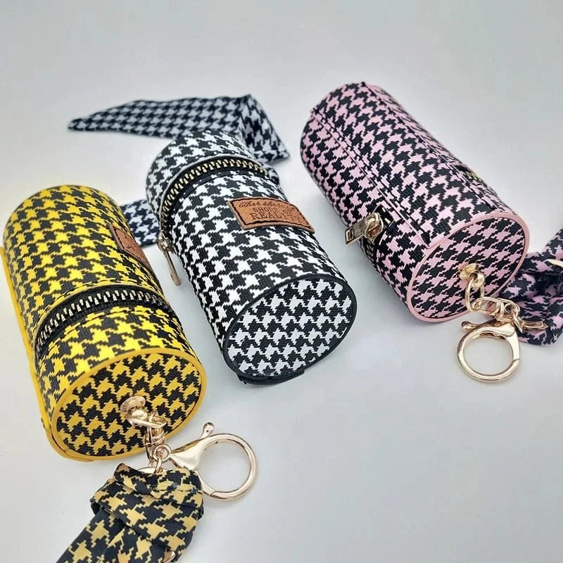 2024 New Style Luxury Hand-stitched Leather Mini Wallet Bag Car Key chain Gift Designer Coin Purse Bag Pendant Keychains