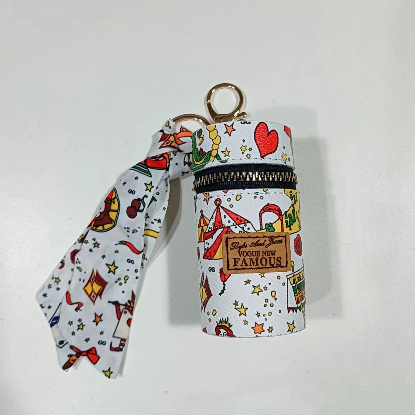 2024 New Style Luxury Hand-stitched Leather Mini Wallet Bag Car Key chain Gift Designer Coin Purse Bag Pendant Keychains