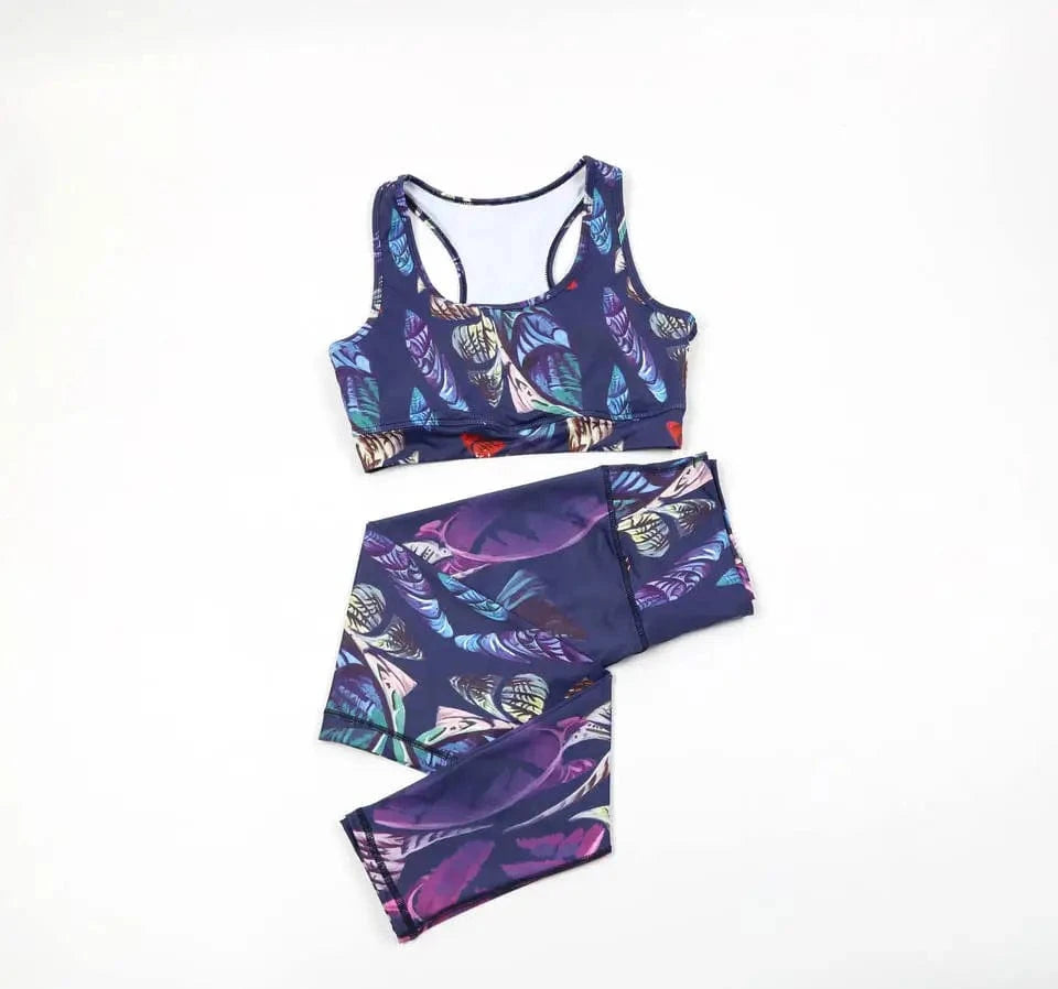 2024 New Tie-Dye Sportswear Women' Yoga Sets Fitness Women Seamless Yoga Workout Set