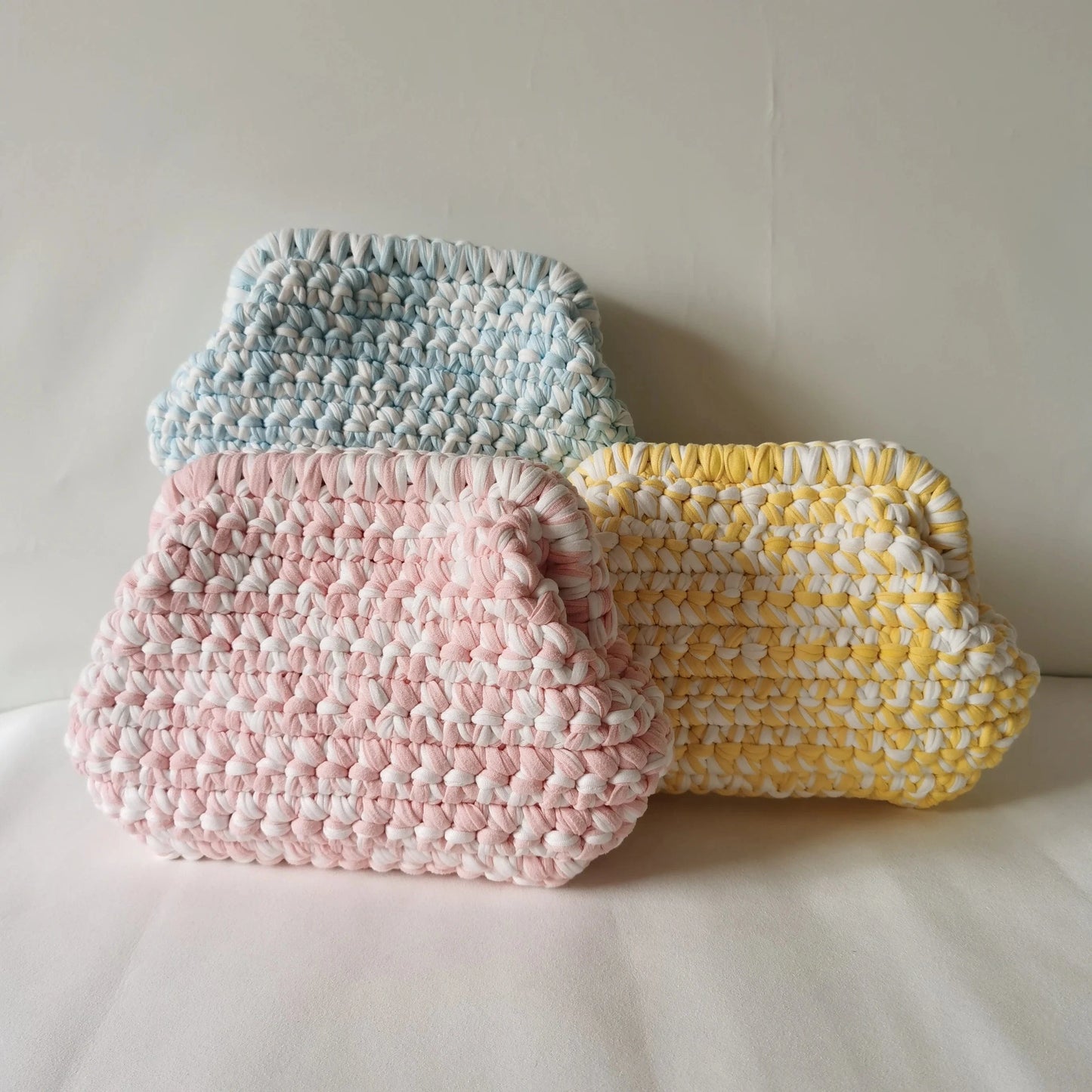 2024 Newest Fashion Crochet Clutch Cloud Bag Handwoven Crochet Bag Custom Knitted Crochet Evening Bag