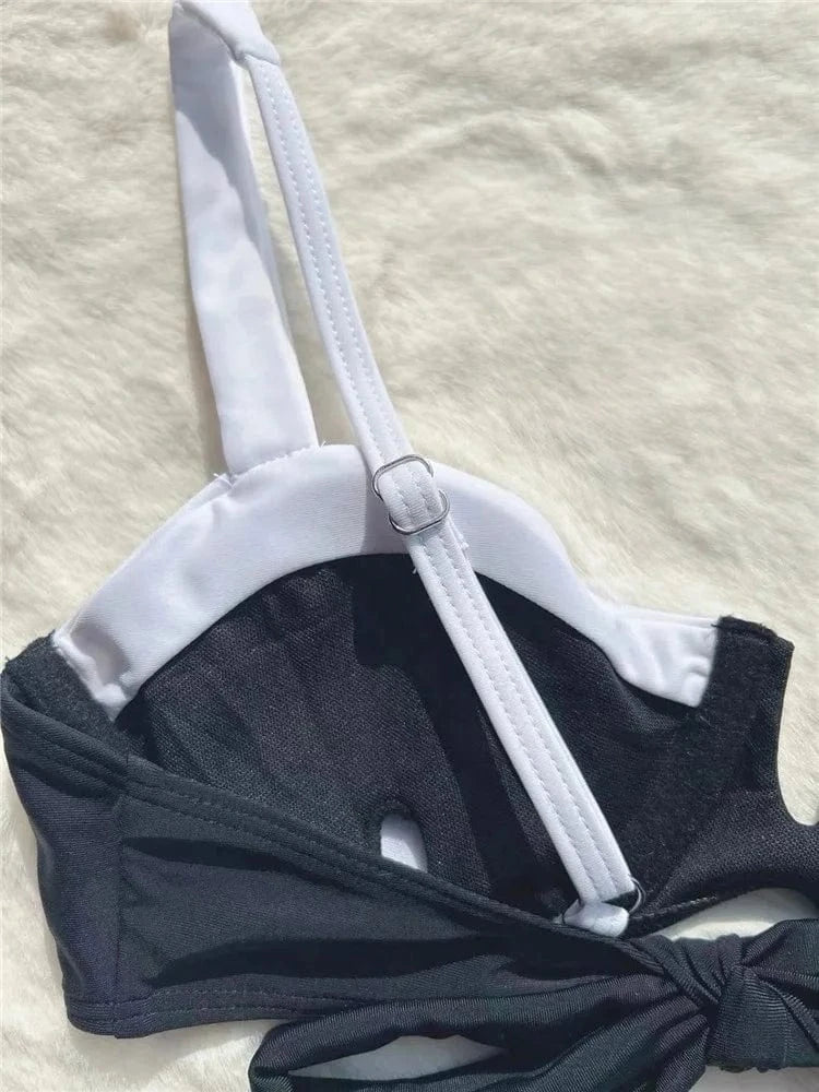 2024 Sexy Push Up 2 Piece Swimsuit Bikini Women Swimwear Underwire Monokini Bathing Suits Swim Suit Wear
