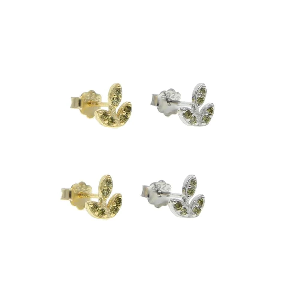 2024 summer 925 sterling silver delicate stud minimal flower cz silver earring