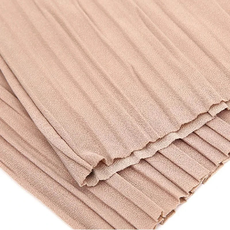 2024 Summer Chiffon Pants for Women Culottes Ruffles Pleated High Waist cropped Pant Loose Wide Leg Pants