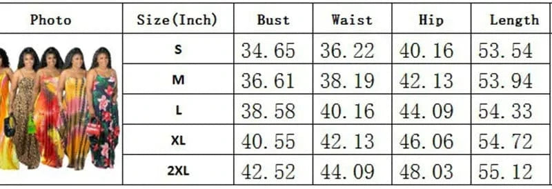 2024 Summer Sexy Fashionable Floral Clothes Tie-Dye Multicolored Print Halter Loose Dress Women Maxi Long Dresses