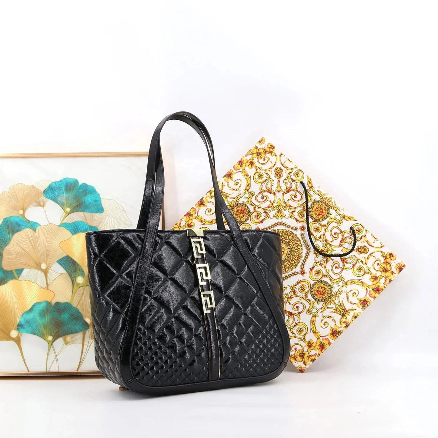 2024 top selling women's handbag fashion designer women's tote bag super fiber leather ladies bag large size tote bag factory 35