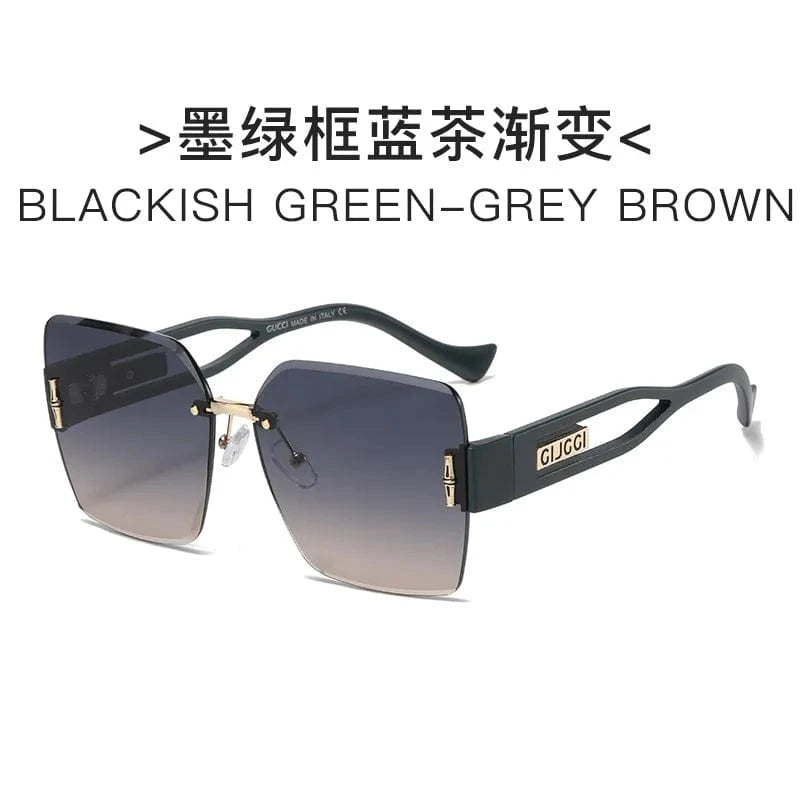 2024 wholesale designer sunglasses italian oversized sunglasses rectangular over size sunglasses for women