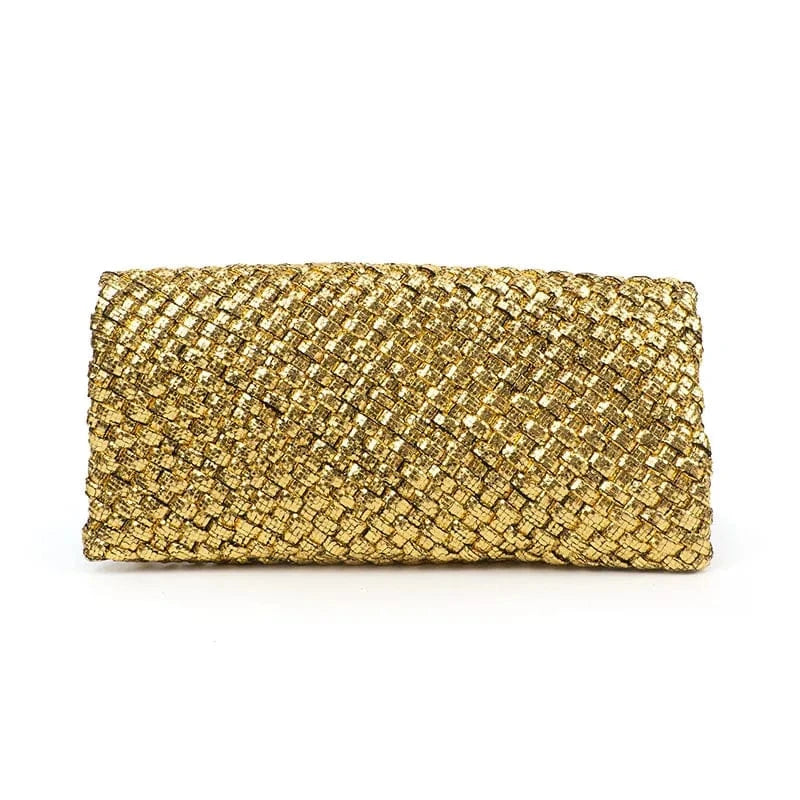 2024 Winter New Arrive Party Purse Hand-knitted Wallet Hand Make Neoprene Bag Woven Luxury Clutch