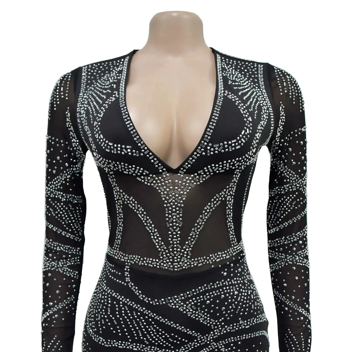 2024 women elegant sexy rhinestone party evening gown dress