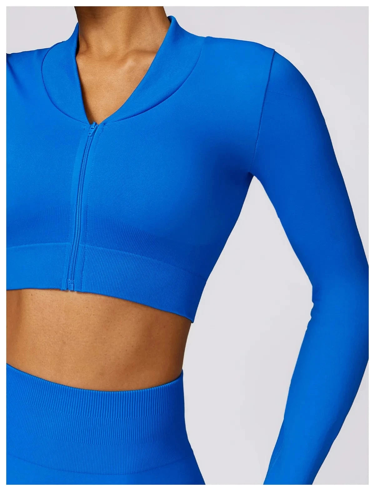 2024 Women Zipper Crop top Activewear Suit Bra Flares Seamless Sportswear Fitness Workout Gym Clothing 3 pcs Yoga Set