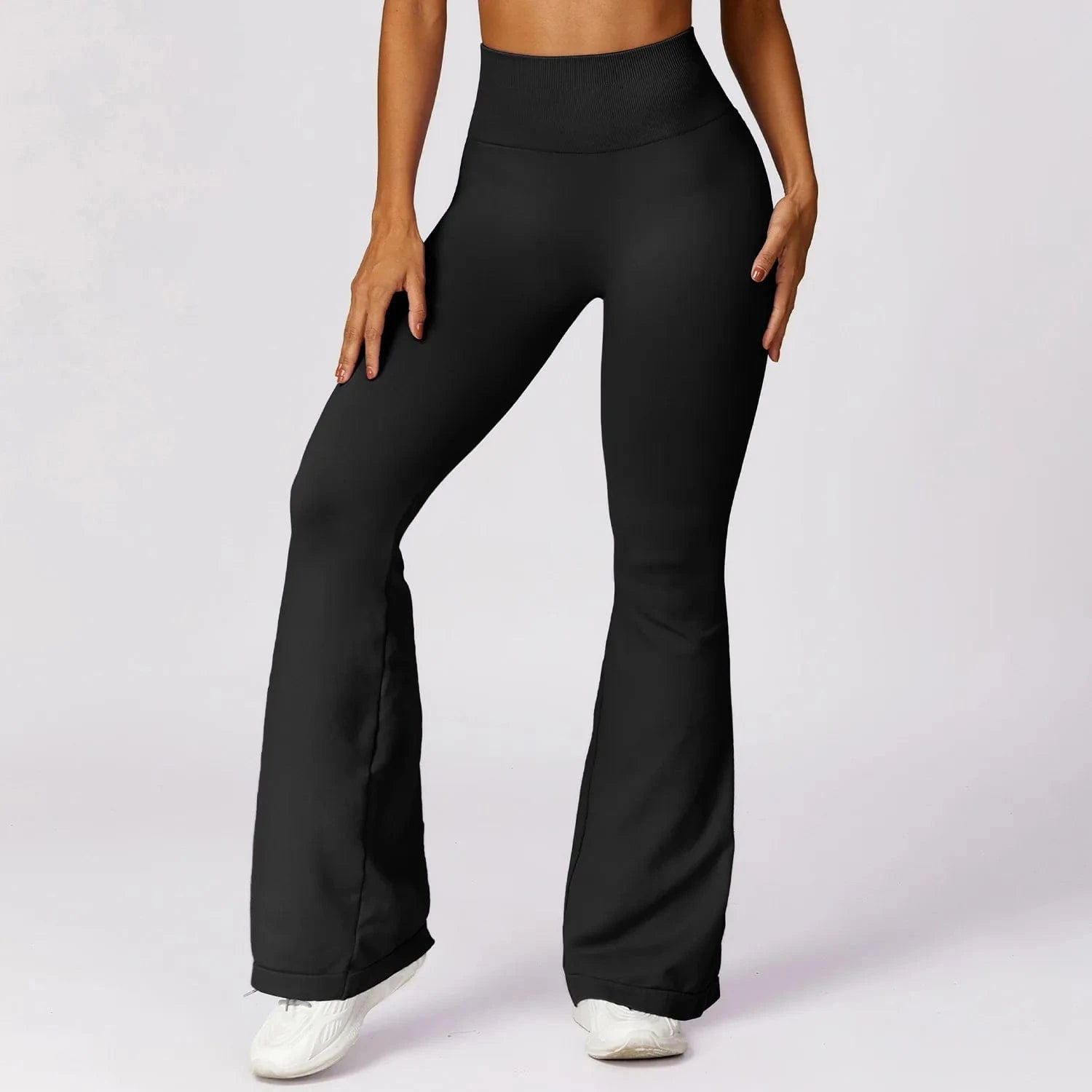 2024 Women Zipper Crop top Activewear Suit Bra Flares Seamless Sportswear Fitness Workout Gym Clothing 3 pcs Yoga Set