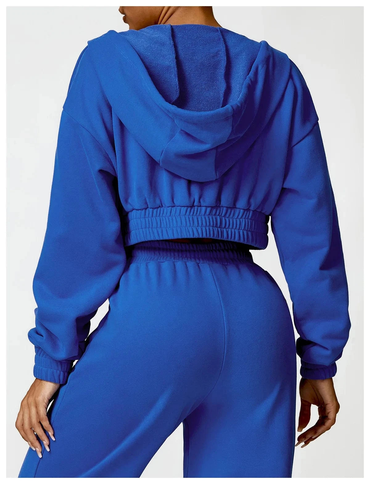 2024 Workout Long Sleeved Hoodies Jacket Jogger pants Sexy Strap Bra Women leggings with pockets Sportswear Fitness Gym Sets