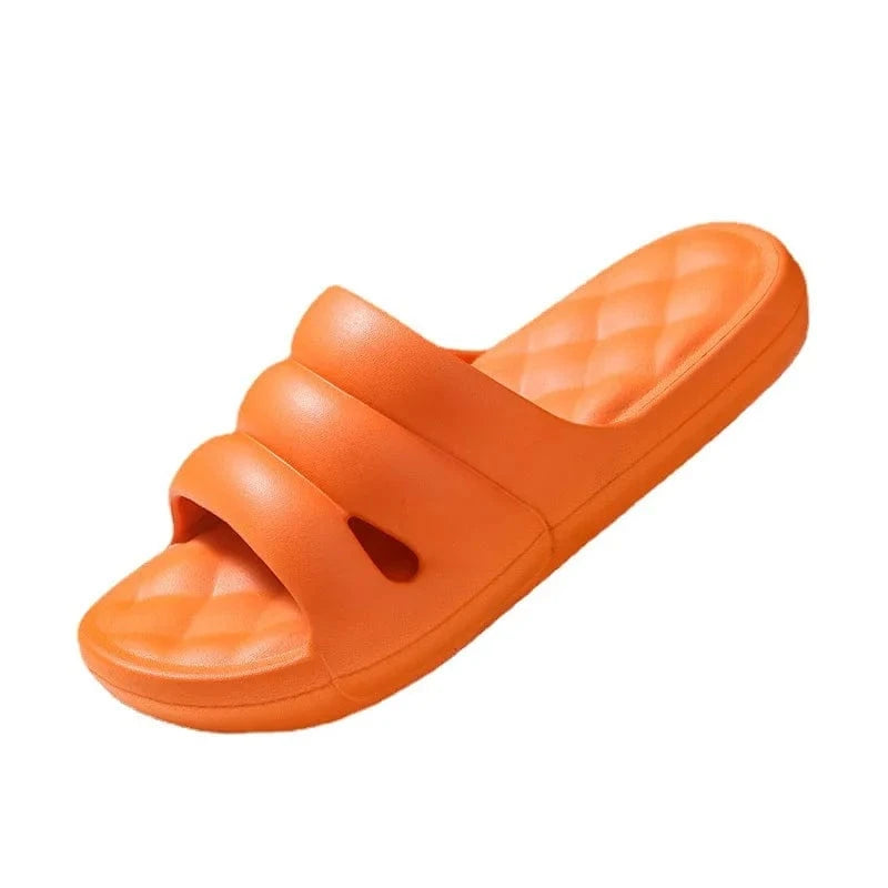 2025 Bathroom Shower Slippers For Women Summer Soft Sole Beach Casual Shoes Couple Indoor Home House Comfortable Slippers
