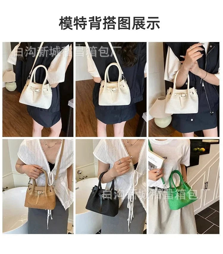 2025 Exclusive Summer Mini Bucket Bag Women, Premium Underarm Shoulder Purse Luxury Chic Crossbody Bag Small Aesthetic