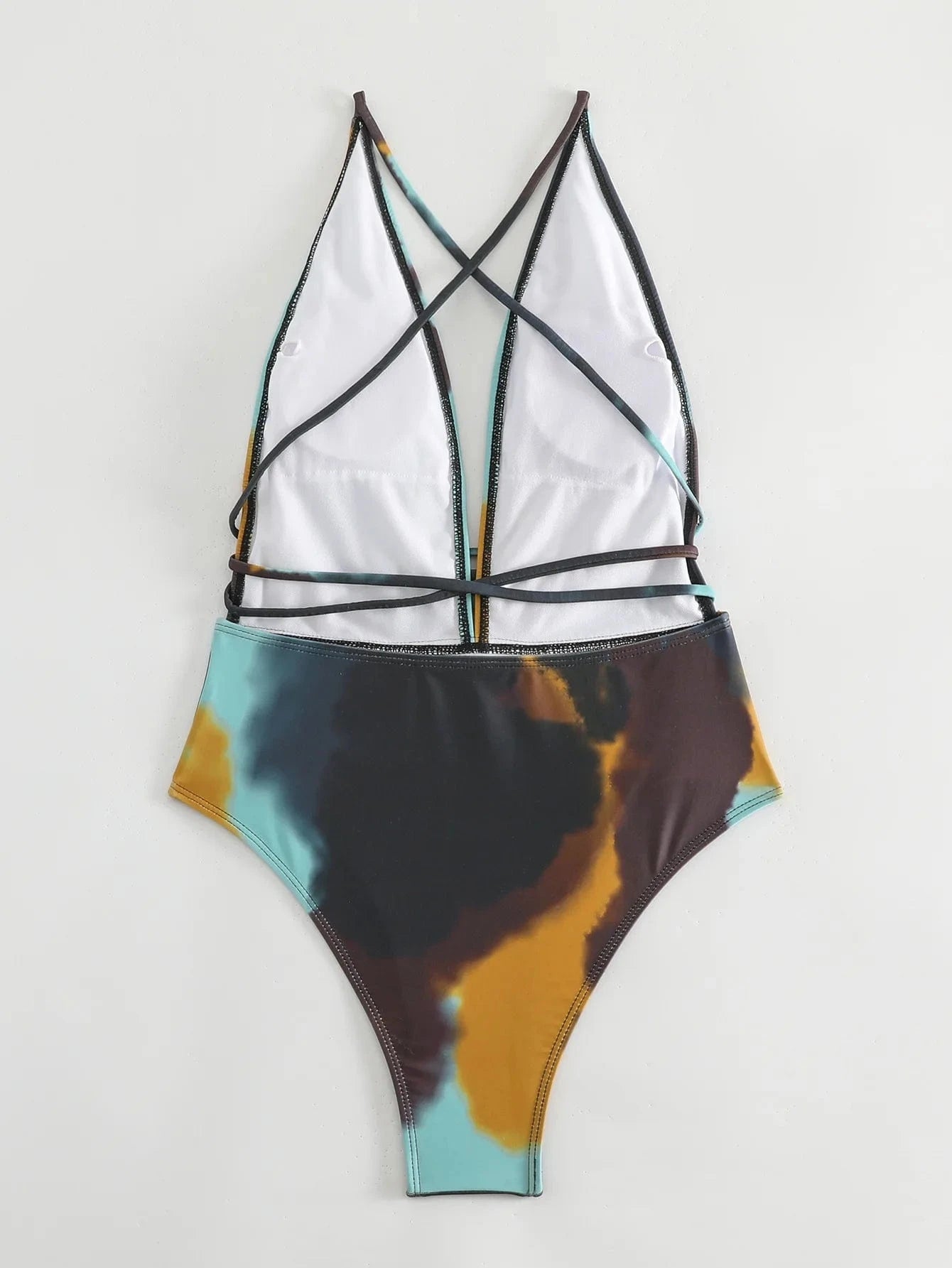 2025 New Arrivals Swimsuits Tie Dye Bikini Swimwear Women Sexy One Piece Bikini