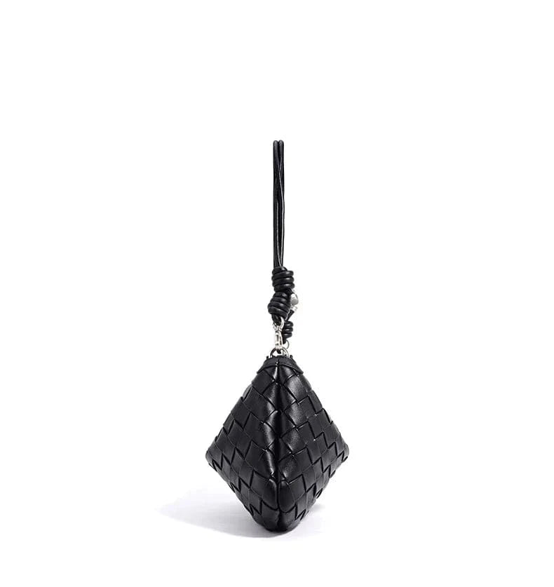 2025 New Design Woven Bag Luxury Genuine Cowhide Leather Women Handbag High-End Women's Hand-Woven Armpit Bag BOLSO DE LUJO