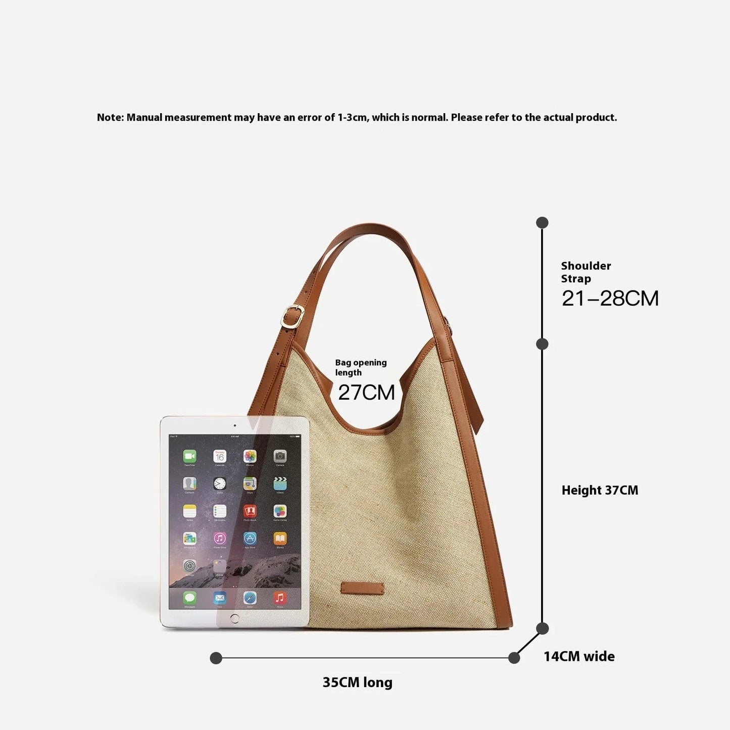 2025 New Luxury Large Capacity Genuine Leather Cotton Linen Tote Bag Designer Cowhide Leather Crossbody Handbags for Women