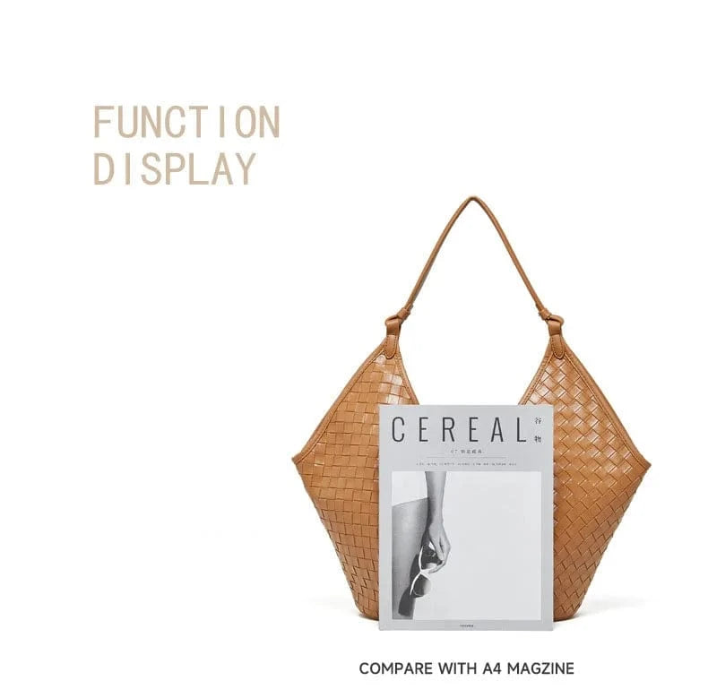 2025 New Luxury Women's Genuine Leather Basket Bags Handbags China Wholesale Weaving Grain Cowhide Women's Shoulder Bag