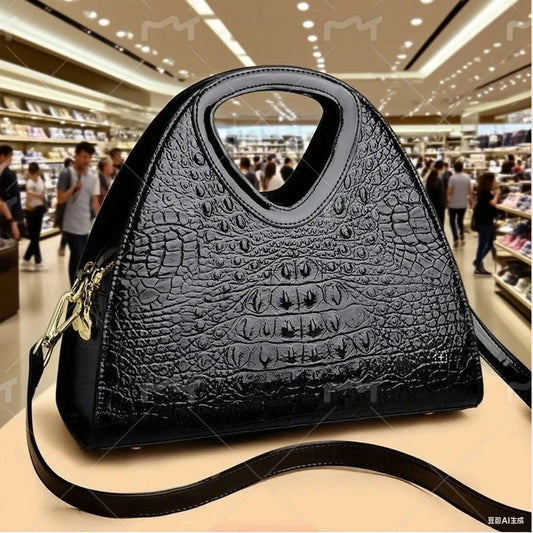 2025 New Product Trend Irregular Shape Pattern Design, Waterproof and Durable Large Capacity PU Women's Bag