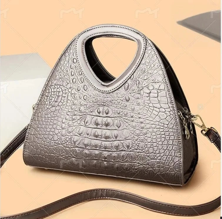 2025 New Product Trend Irregular Shape Pattern Design, Waterproof and Durable Large Capacity PU Women's Bag