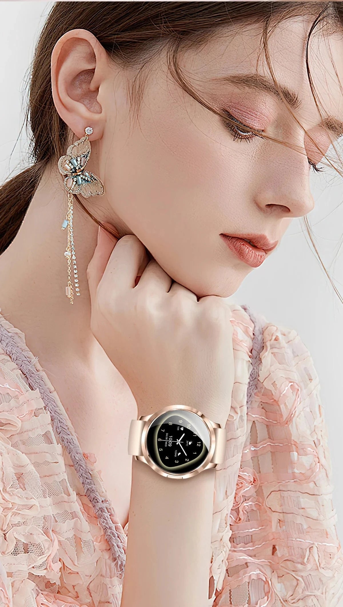 2025 New Smart Watch For Women 1.32"HD AMOLED Screen IP68 Waterproof Heart Rate Women Health Ladies Smartwatches For Android ios