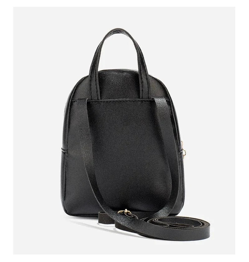 2025 New Women's Mini Backpack Vintage Geometric Pattern Backpacks Portable Small Schoolbag Shoulder Bag Students Summer Spring