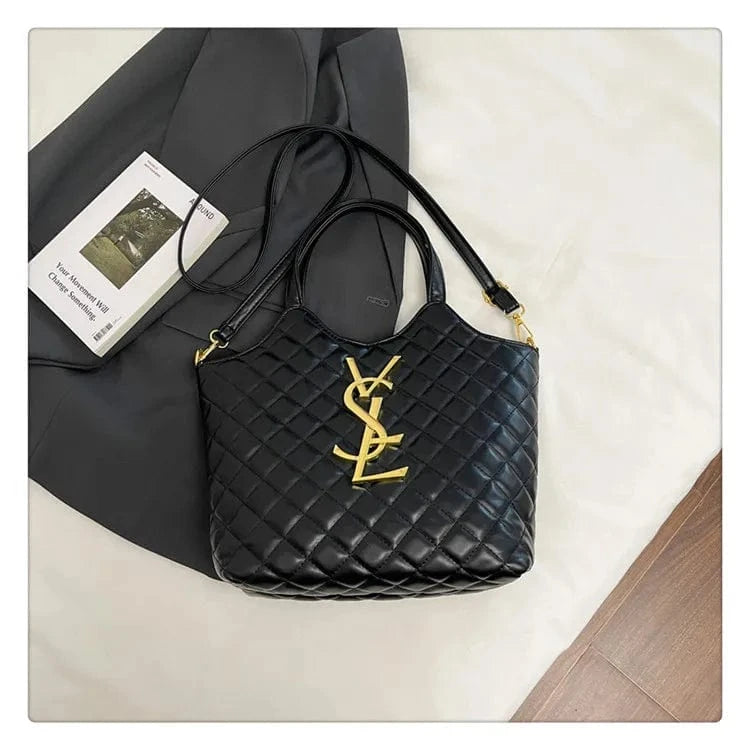 2025 Spring New Style Large Women's Bags, Letter-patterned Large-capacity Tote Bags, Underarm Bags, Fashionable and Versatile