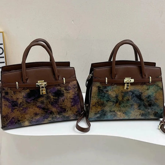 2025 Trendy Embossed PU Crossbody Bag - Women's Fashion Handbag