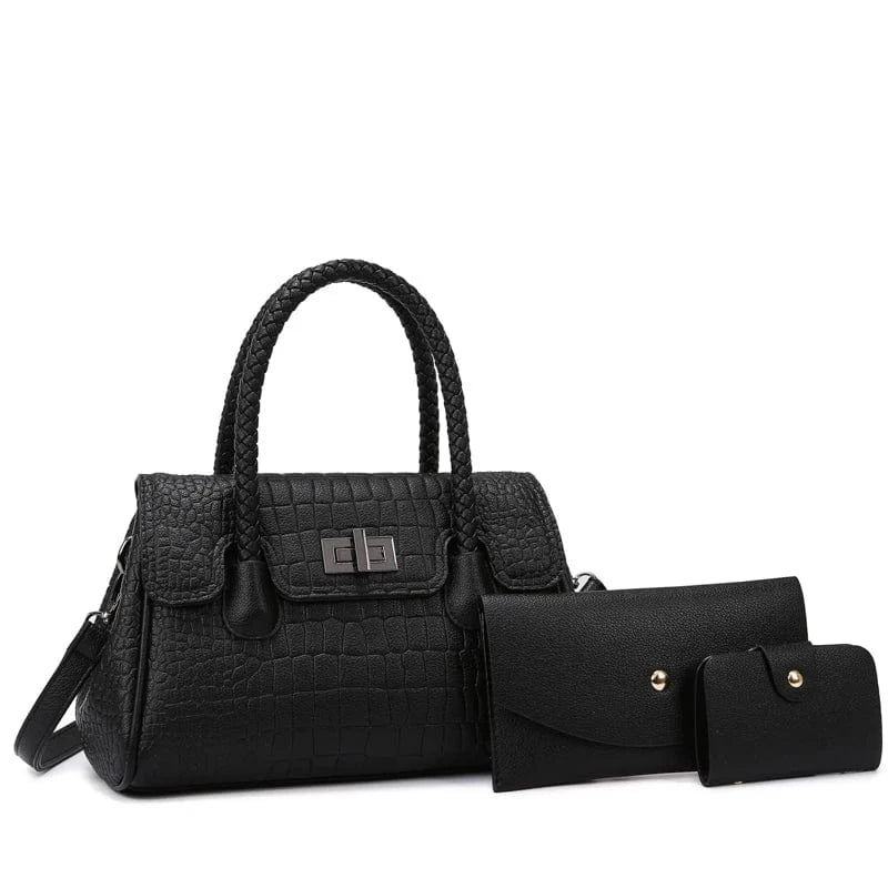 2025 Women's Fashion Handbag Durable Zipper Closure Convenient Polyester Material Versatile Stylish Two Handles for Outfitting