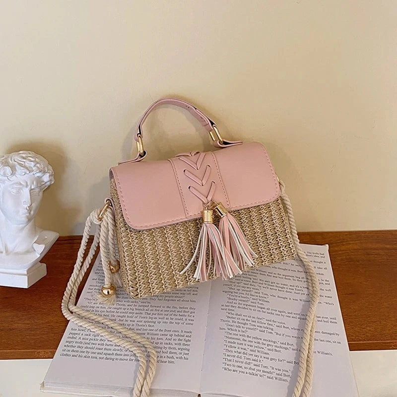 20cm*9cm*15cm / pink The new fashion handbags 2024 Light Lady Temperament Small bags Lady Design Purses For Girls